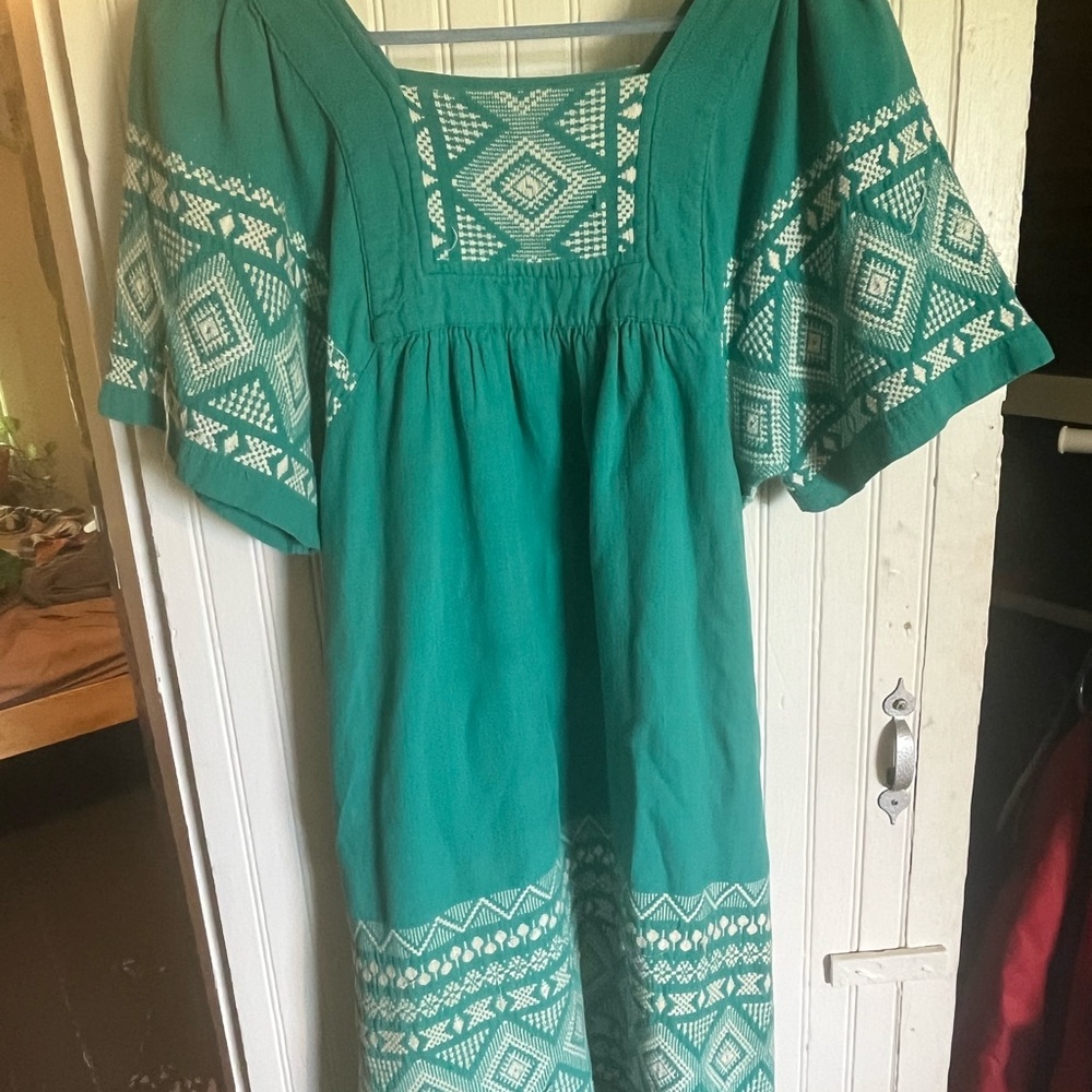 Stunning mermaid green vintage dress !